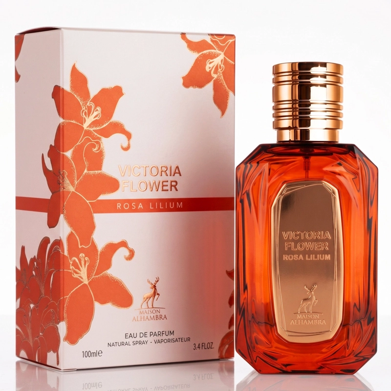 MAISON ALHAMBRA VICTORIA FLOWER ROSA LILIUM EDP 100ML UNISEX - 1