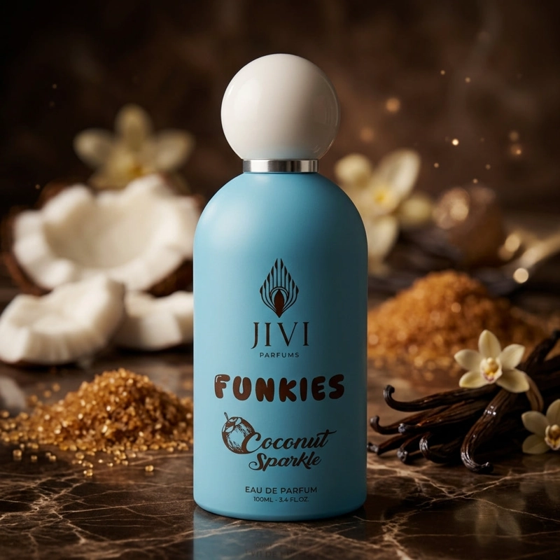 JIVI PARFUMS FUNKIES COCONUT SPARKLE EDP 100ML UNISEX - 3