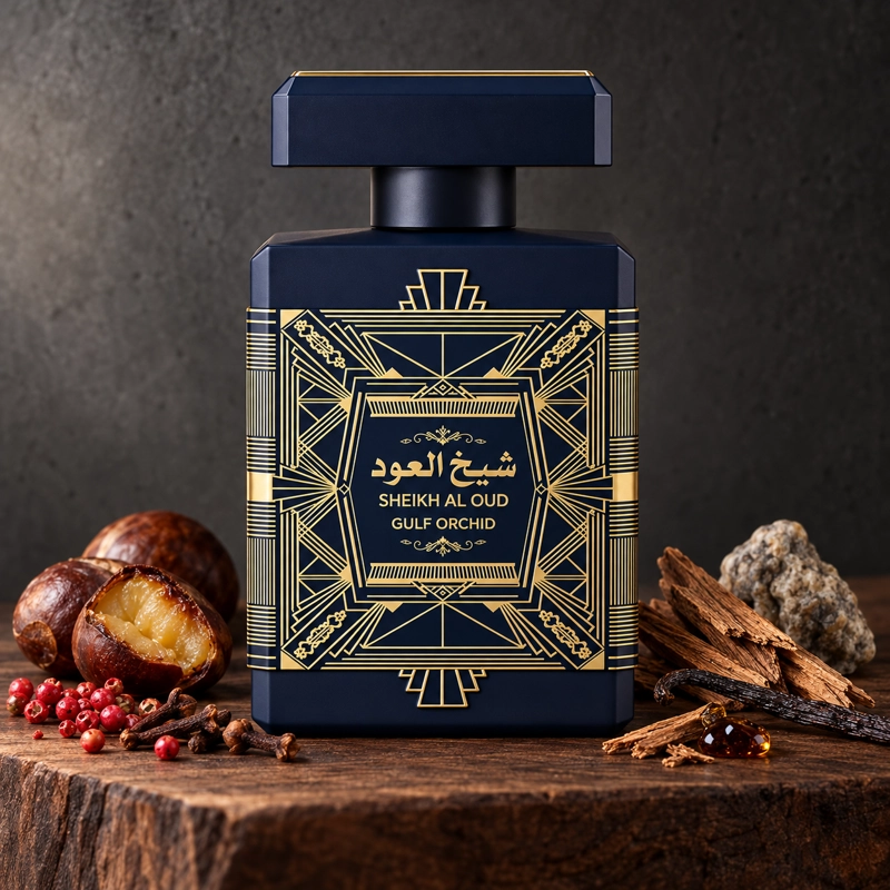 GULF ORCHID SHEIKH AL OUD BLUE EDP 100ML UNISEX - 3