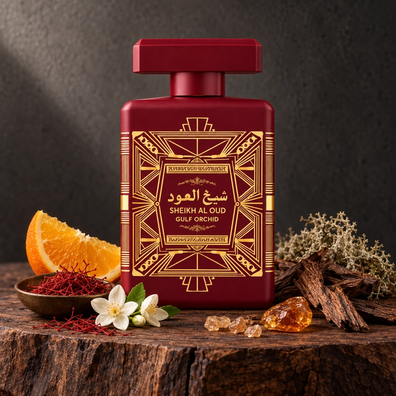 GULF ORCHID SHEIKH AL OUD RED EDP 100ML UNISEX - 3