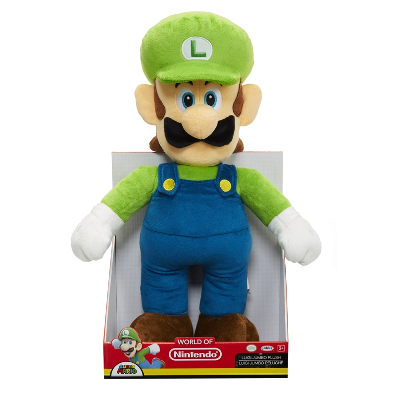 PELUCHE NINTENDO JUMBO LUIGI 50 CM NT64457 - 2