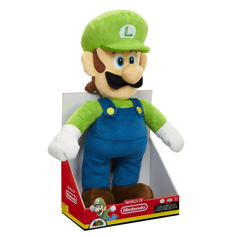 PELUCHE NINTENDO JUMBO LUIGI 50 CM NT64457 - 4