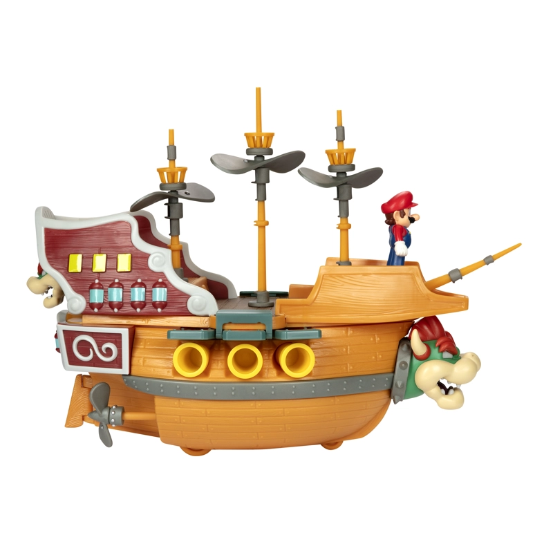 PLAYSET NINTENDO AERONAVE DE BOWSER DELUXE SUPER MARIO - 2