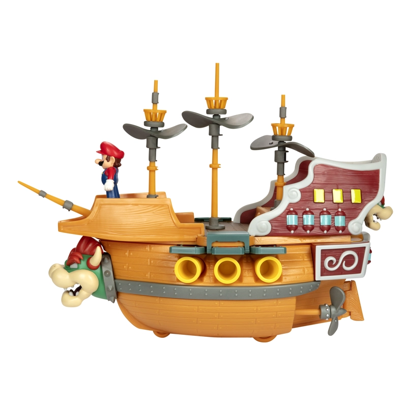 PLAYSET NINTENDO AERONAVE DE BOWSER DELUXE SUPER MARIO - 3