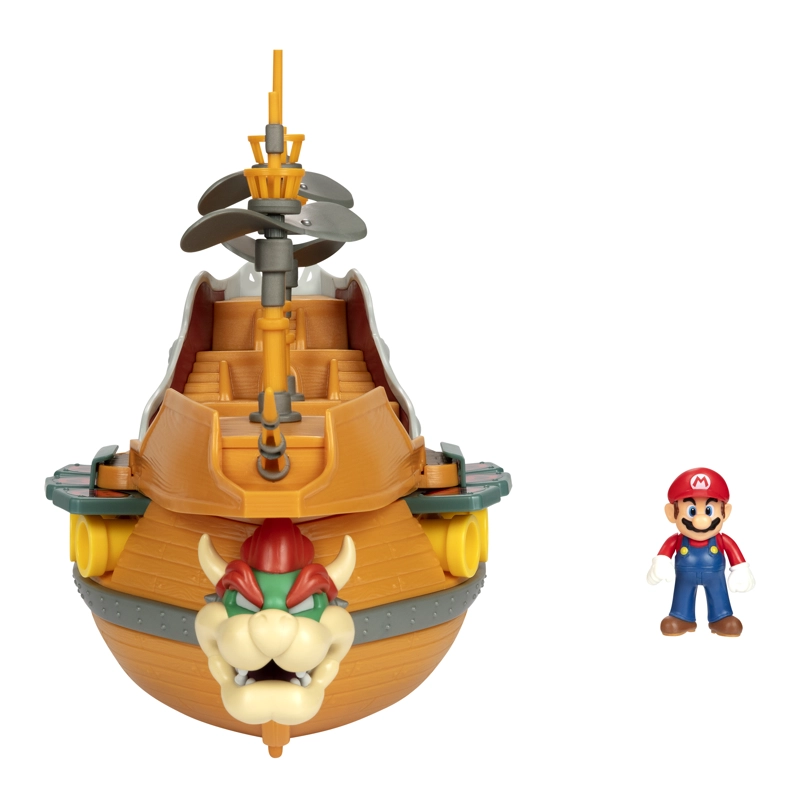 PLAYSET NINTENDO AERONAVE DE BOWSER DELUXE SUPER MARIO - 4