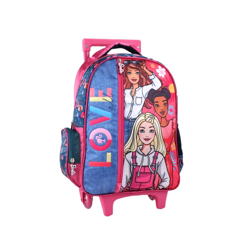 MOCHILA CON RUEDAS LENTEJUELAS BARBIE - 1