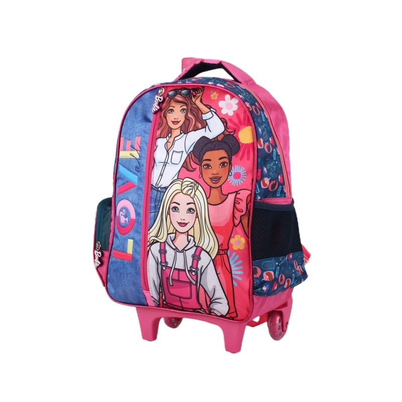 MOCHILA CON RUEDAS LENTEJUELAS BARBIE - 3