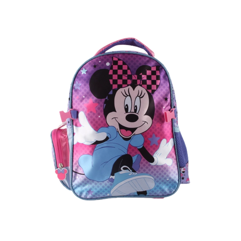 SET MOCHILA DE SATIN CON LONCHERA MINNIE 14' - 2