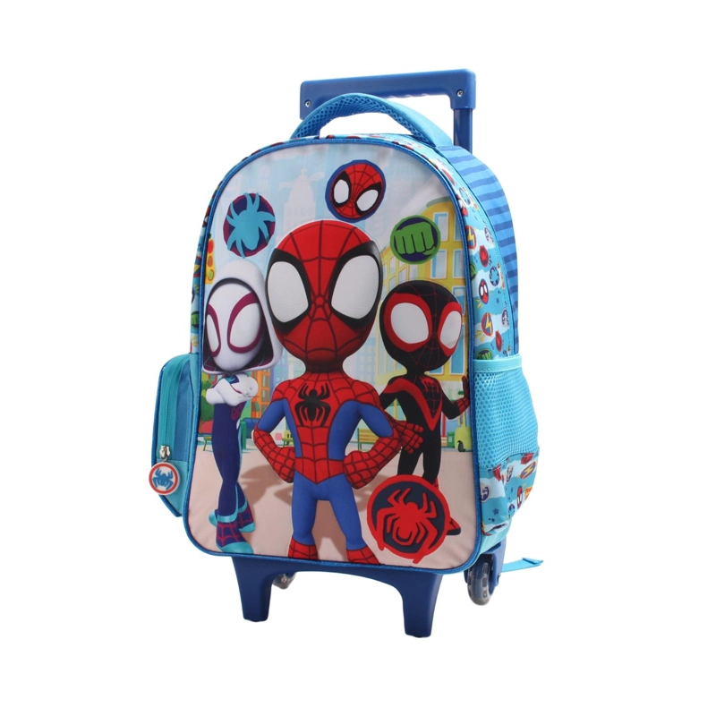 MOCHILA INFANTIL CON RUEDAS SPIDEY - 3