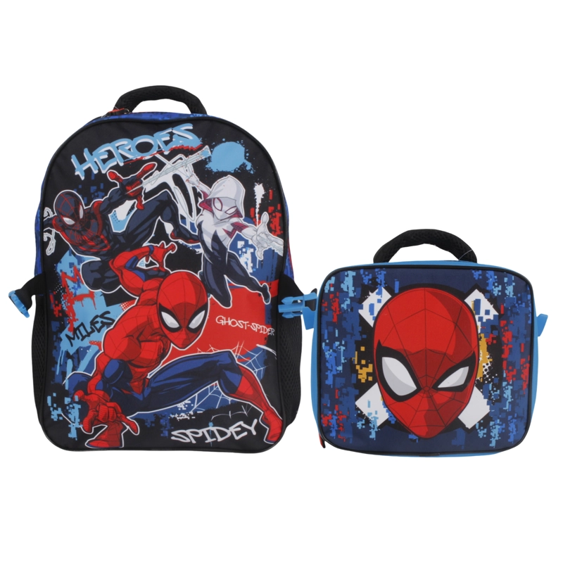 MOCHILA CON LONCHERA SPIDERMAN - 1