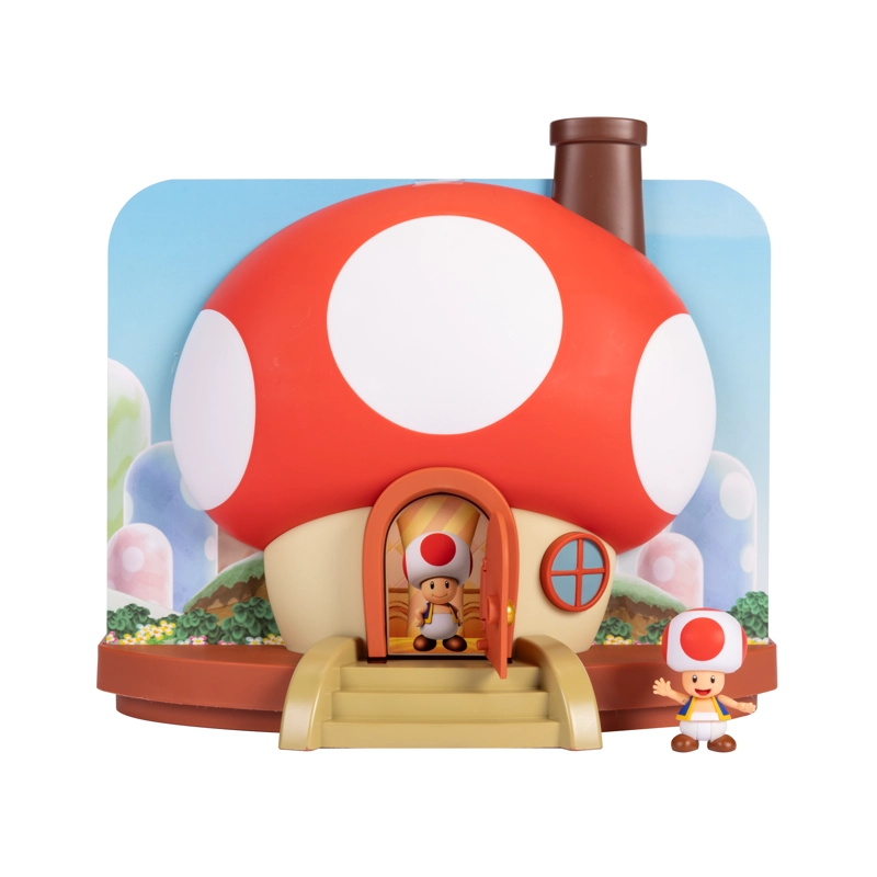 PLAYSET CASA DE TOAD SUPER MARIO NINTENDO - 1