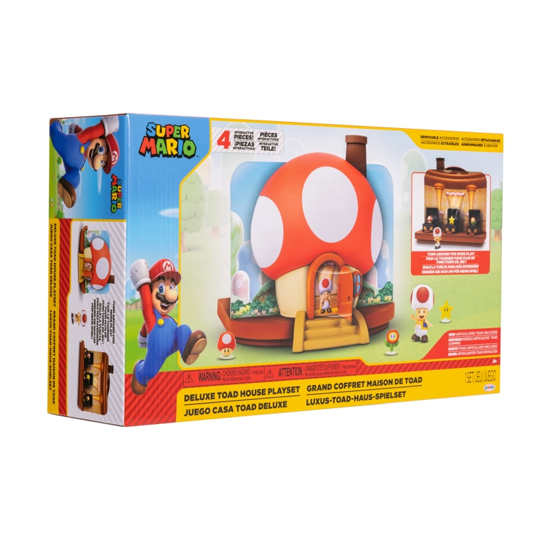 PLAYSET CASA DE TOAD SUPER MARIO NINTENDO - 5
