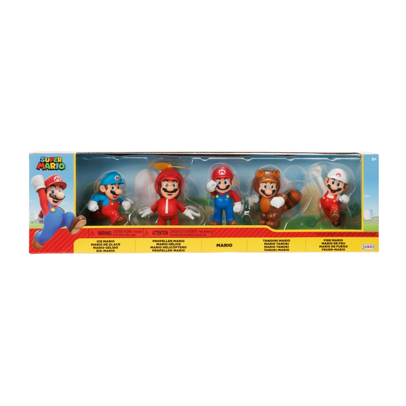 PACK 5 FIGURAS NINTENDO MARIO DISFRAZADO 6 CM - 5