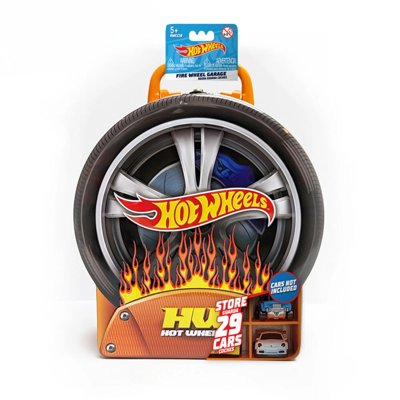 ESTUCHE PORTA AUTOS HOT WHEELS FIRE WHEEL - 1