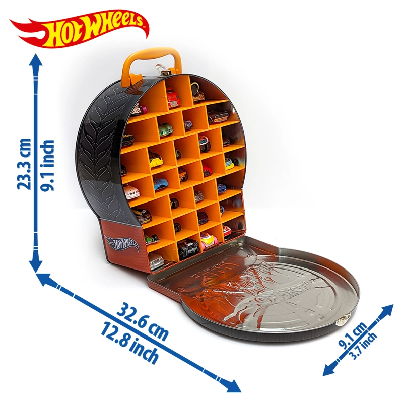 ESTUCHE PORTA AUTOS HOT WHEELS FIRE WHEEL - 4