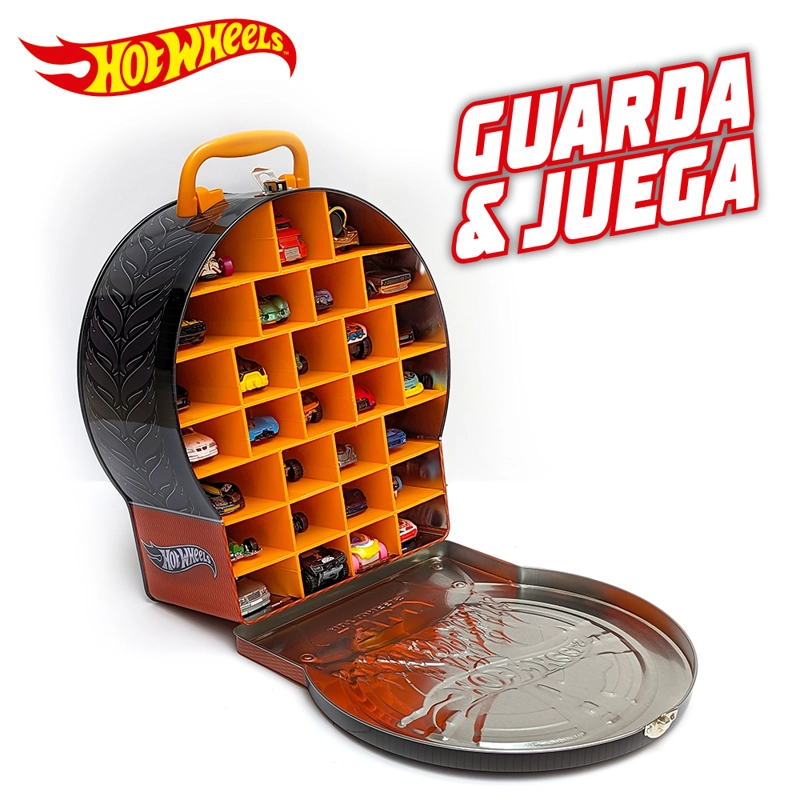 ESTUCHE PORTA AUTOS HOT WHEELS FIRE WHEEL - 5