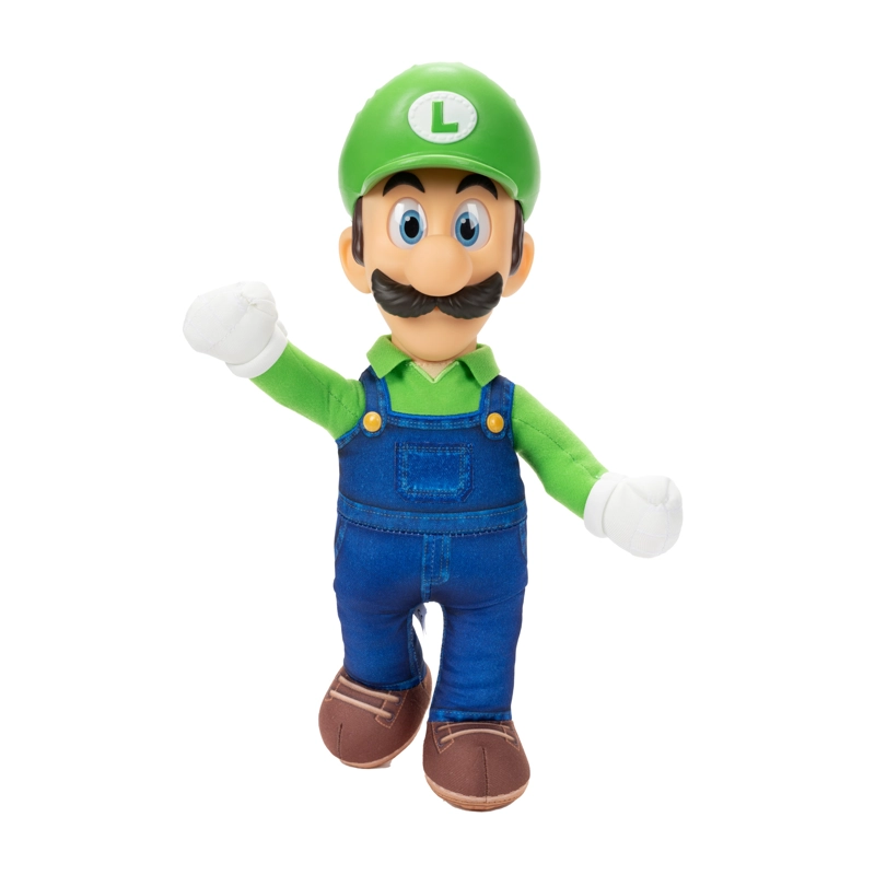 SUPER MARIO MOVIE PELUCHE DE LUIGI DE 30CM - 1