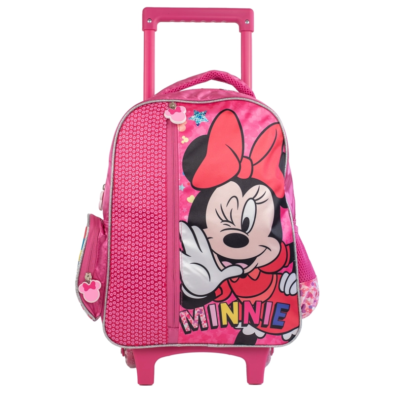 MOCHILA CON RUEDAS LENTEJUELAS MINNIE - 1