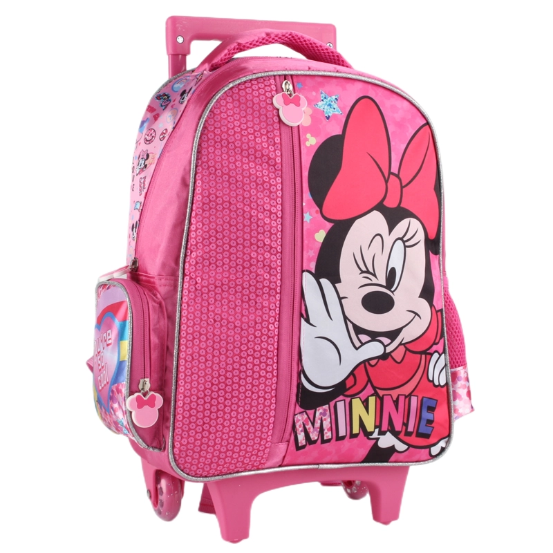 MOCHILA CON RUEDAS LENTEJUELAS MINNIE - 4