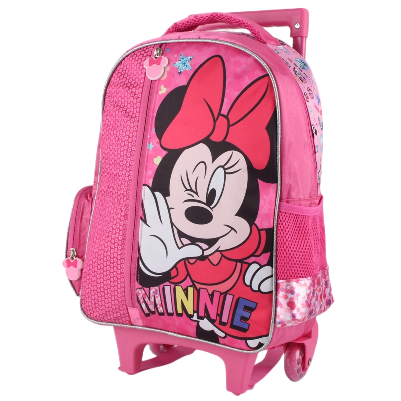 MOCHILA CON RUEDAS LENTEJUELAS MINNIE - 5
