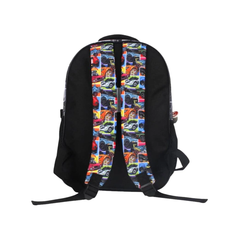 MOCHILA CON LONCHERA HOTWHEELS - 5