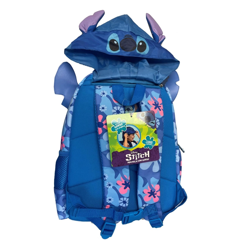 MOCHILA CON CAPUCHA STITCH - 2