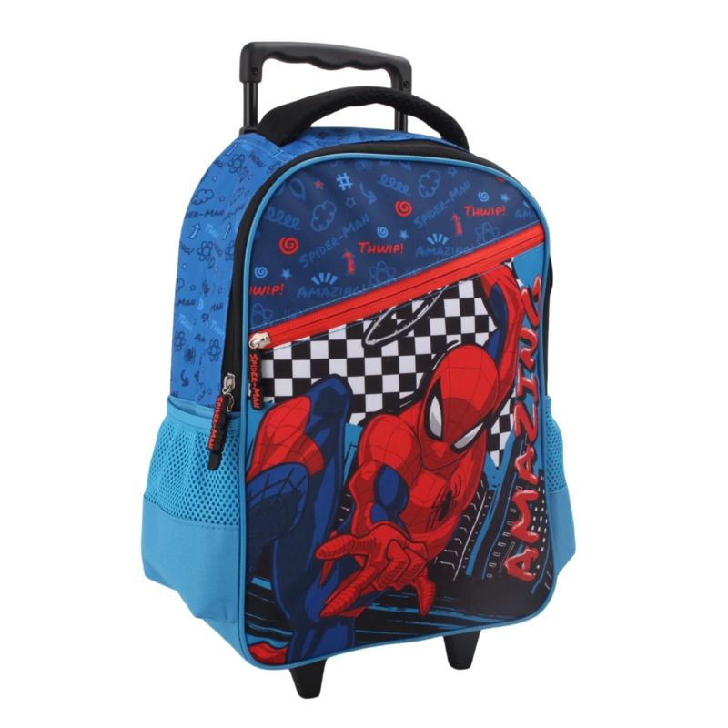 SET ESCOLAR CON RUEDAS SPIDERMAN 3 PIEZAS - 2