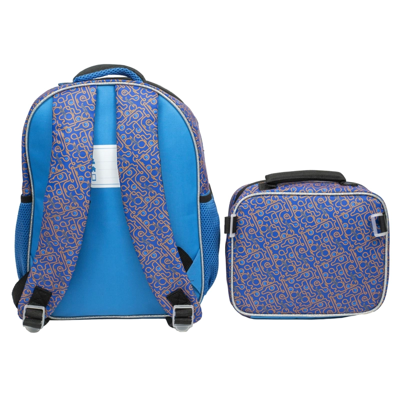 MOCHILA CON LONCHERA HOT WHEELS AZUL - 4