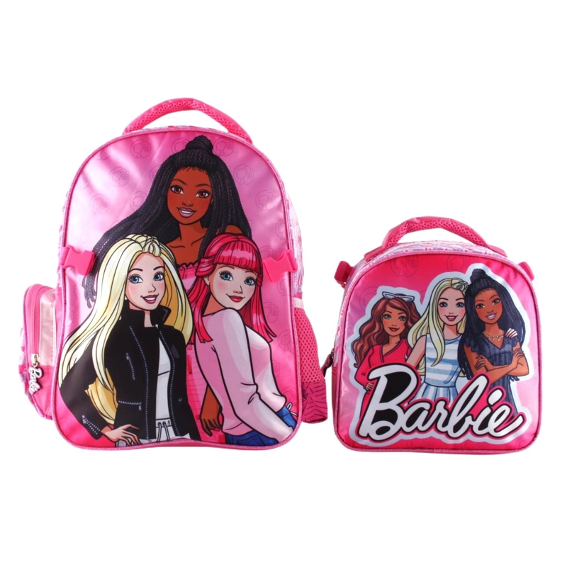 SET SATIN MOCHILA CON LONCHERA BARBIE 14' - 1