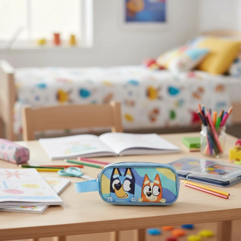SET ESCOLAR CON RUEDAS BLUEY 3 PIEZAS - 4