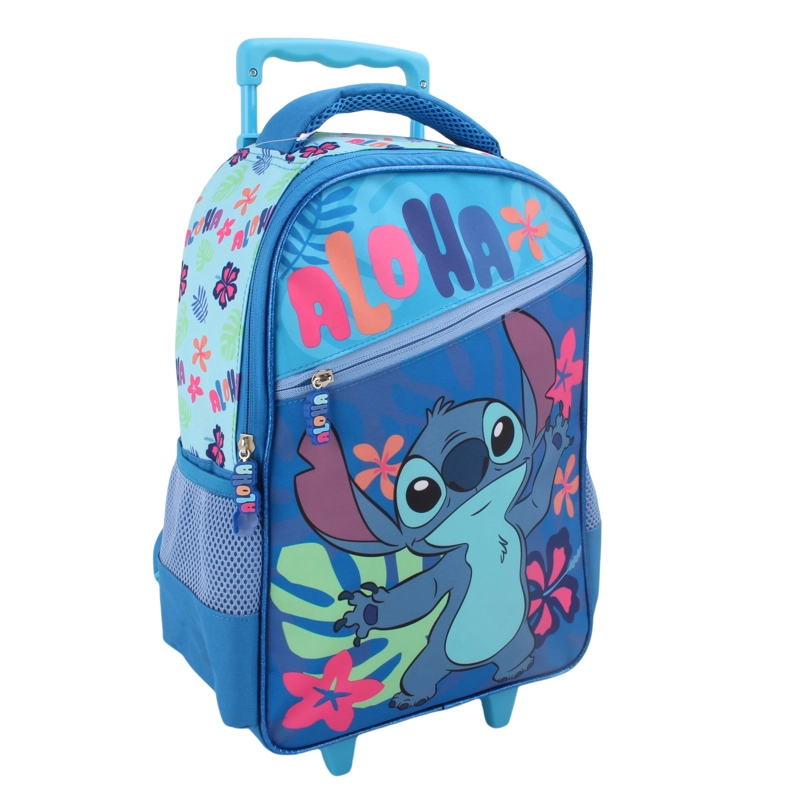 SET 3 PIEZAS MOCHILA CON RUEDAS STITCH - 5