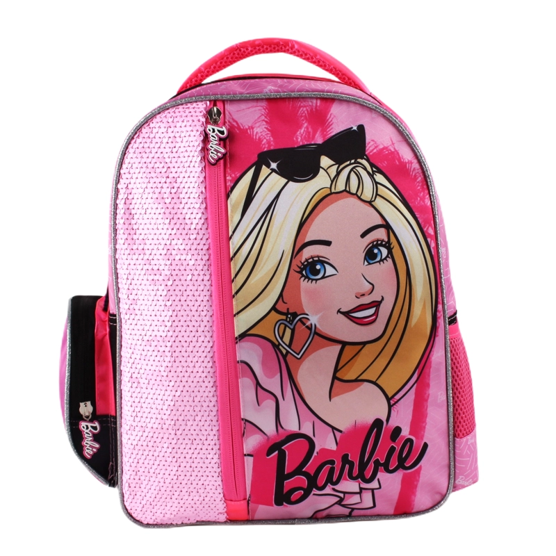 MOCHILA LENTEJUELA BARBIE - 1