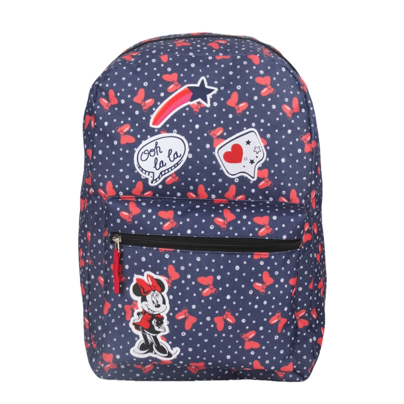 MOCHILA JUVENIL MINNIE PARCHES - 1