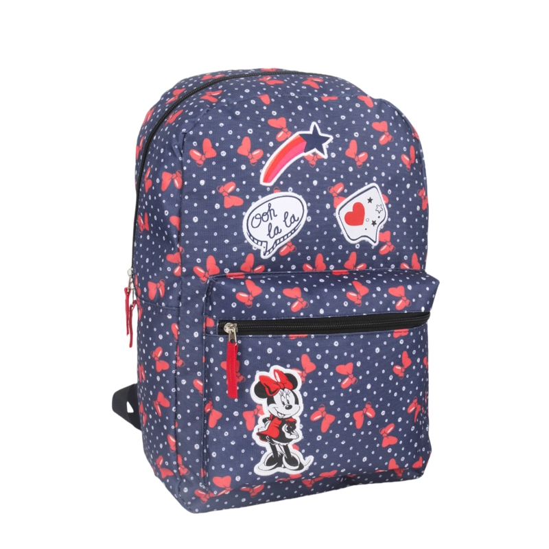 MOCHILA JUVENIL MINNIE PARCHES - 2