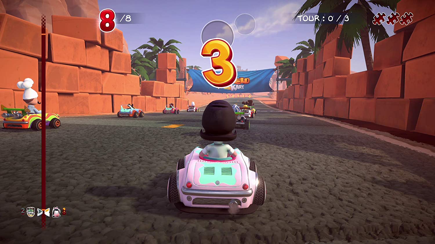 JUEGO PS4 SONY GARFIELD KART FURIOUS RACING - 4