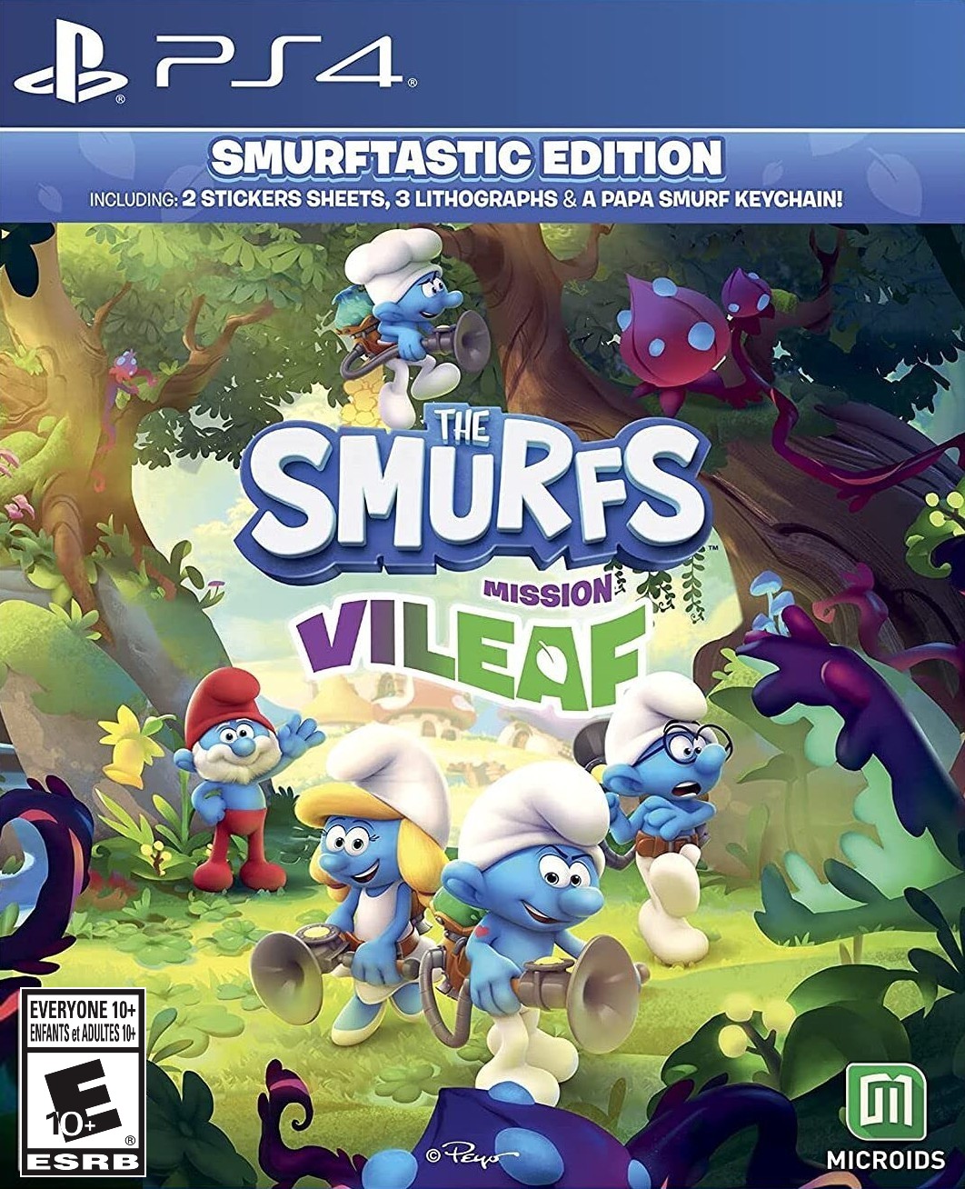 JUEGO PS4 SONY THE SMURFS MISSION VILEAF SMURFTASTIC EDITION - 1