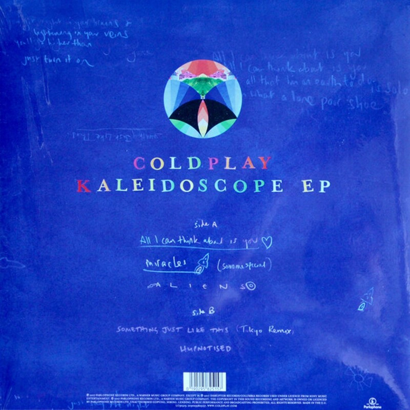 VINILO - COLDPLAY - KALEIDOSCOPE EP - WARNER 2017 - 2