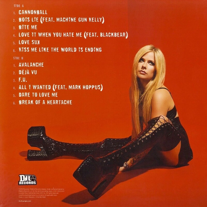 VINILO - AVRIL LAVIGNE - LOVE SUX - ELEKTRA/DTA 2022 - 2