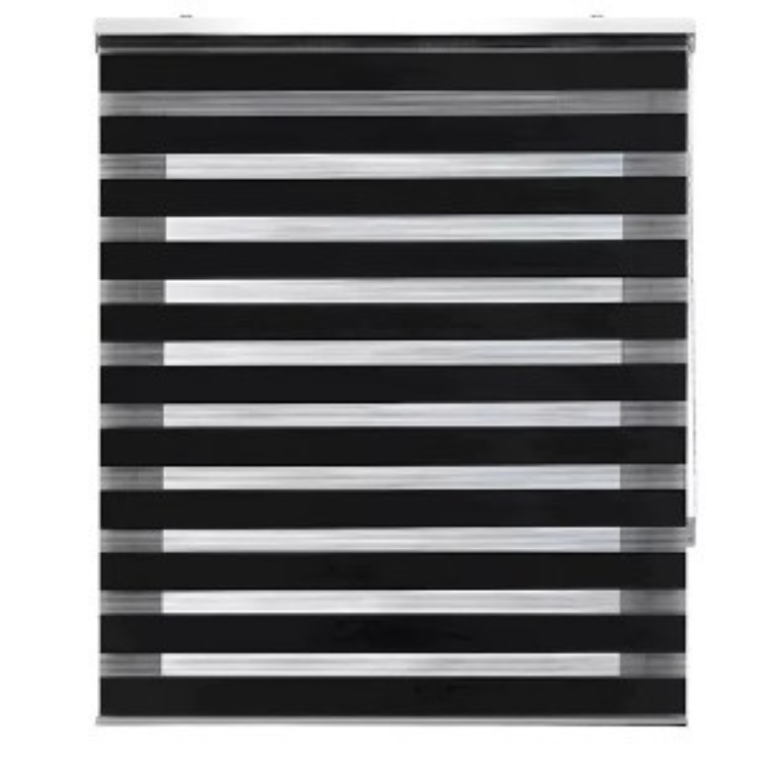 CORTINA ROLLER DUO 180X240 NEGRA - 1