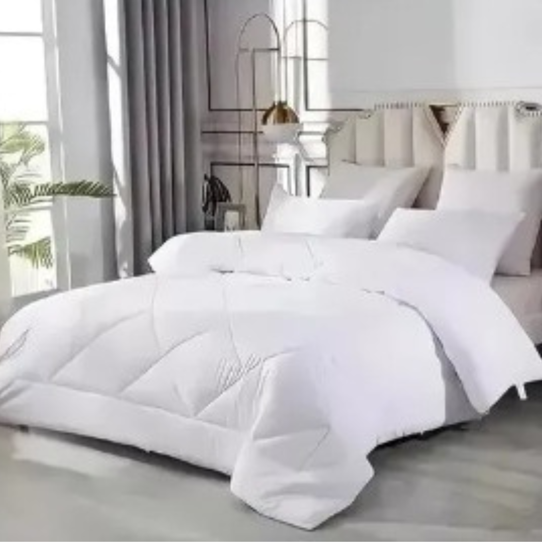 CUBRECAMA SAFE HOME CHILE 1.5 PLAZAS BLANCO QUILT EDREDON - 3