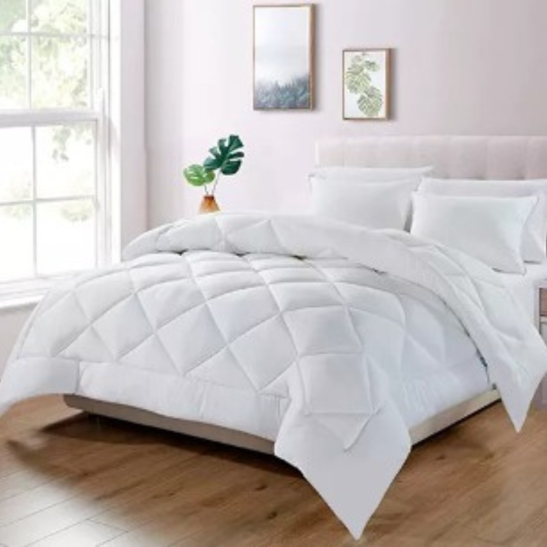 CUBRECAMA SAFE HOME CHILE KING BLANCO QUILT EDREDON - 4