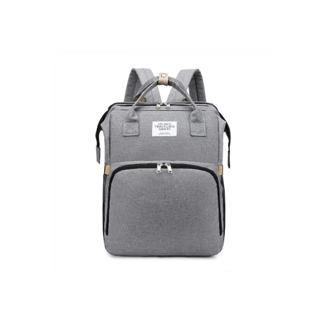 BOLSO SAFE HOME CHILE MOCHILA CUNA MUDADOR MATERNAL GRIS - 2