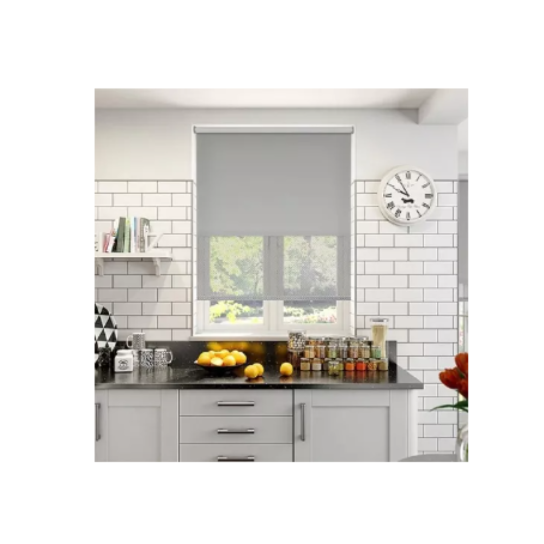 CORTINA ROLLER BLACKOUT 2 PAÑO 120X200 DOBLE - 1