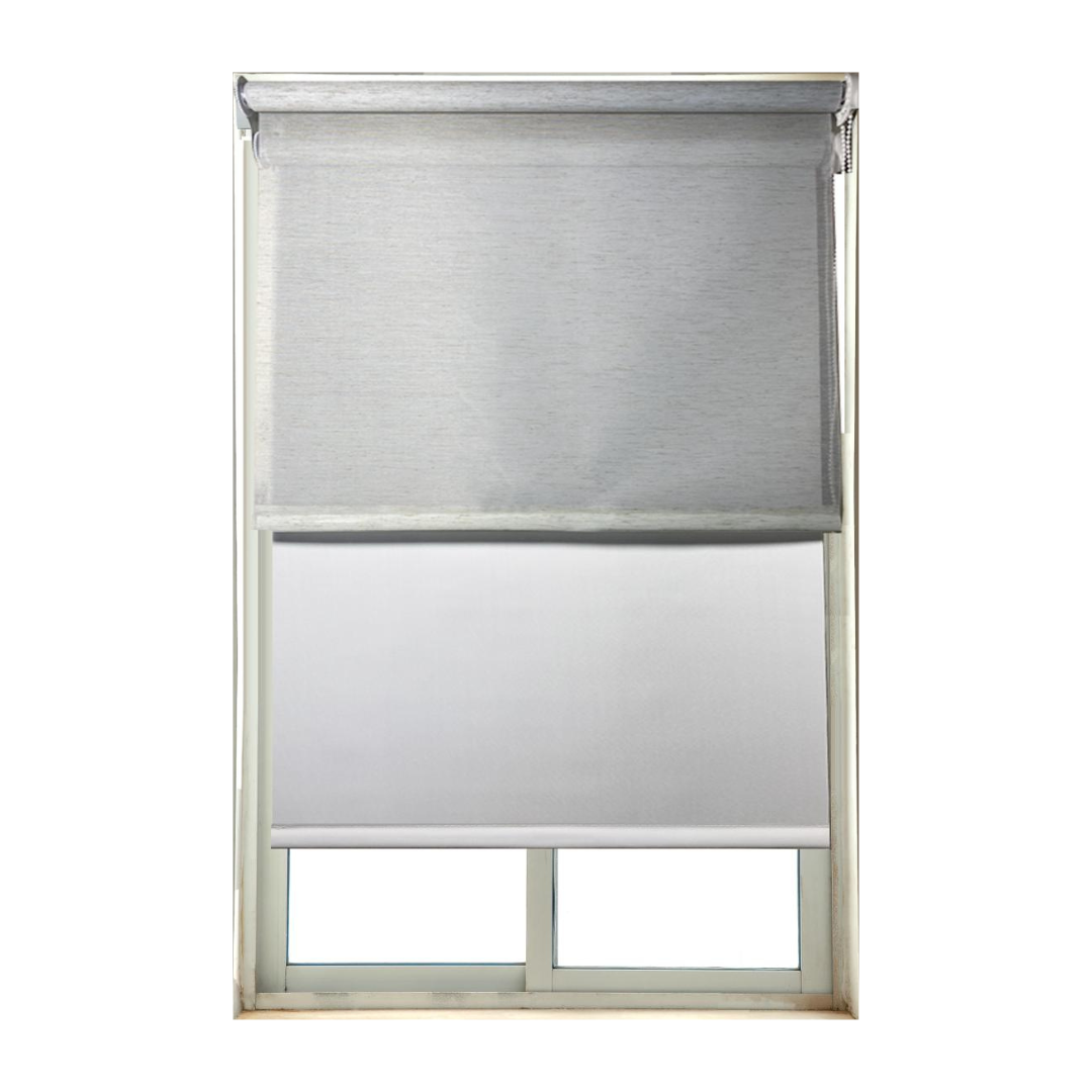 CORTINA ROLLER BLACKOUT 2 PAÑO 120X200 DOBLE - 2