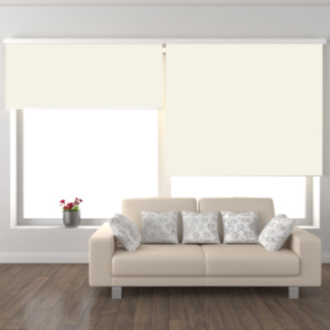 CORTINA ROLLER BLACKOUT 120X180 BEIGE - 1
