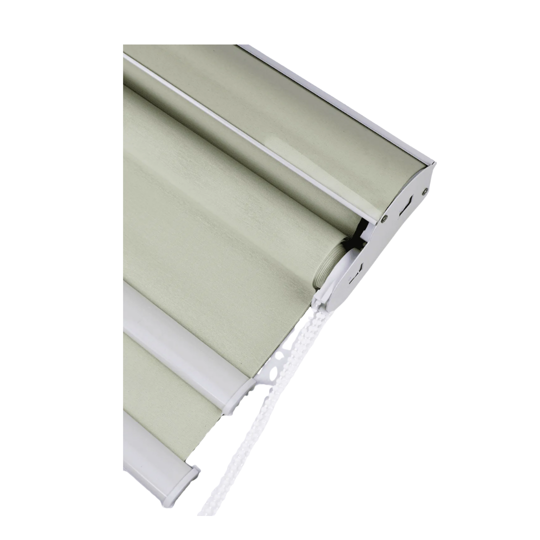 CORTINA ROLLER BLACKOUT DOBLE TELA 120X200 CON CENEFA BEIGE - 2