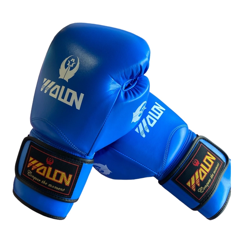 GUANTES BOX CUERO GYMHOME PREMIUM NATURAL WOLON - 3