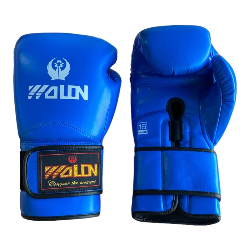 GUANTES BOX CUERO GYMHOME PREMIUM NATURAL WOLON - 4