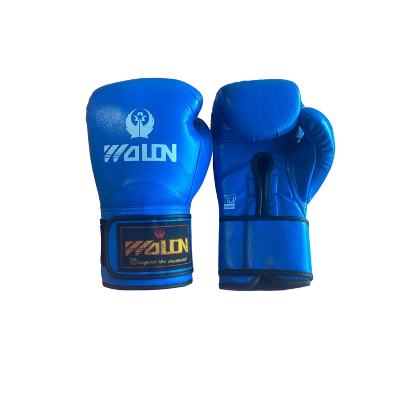 GUANTES BOX CUERO GYMHOME PREMIUM NATURAL WOLON - 4