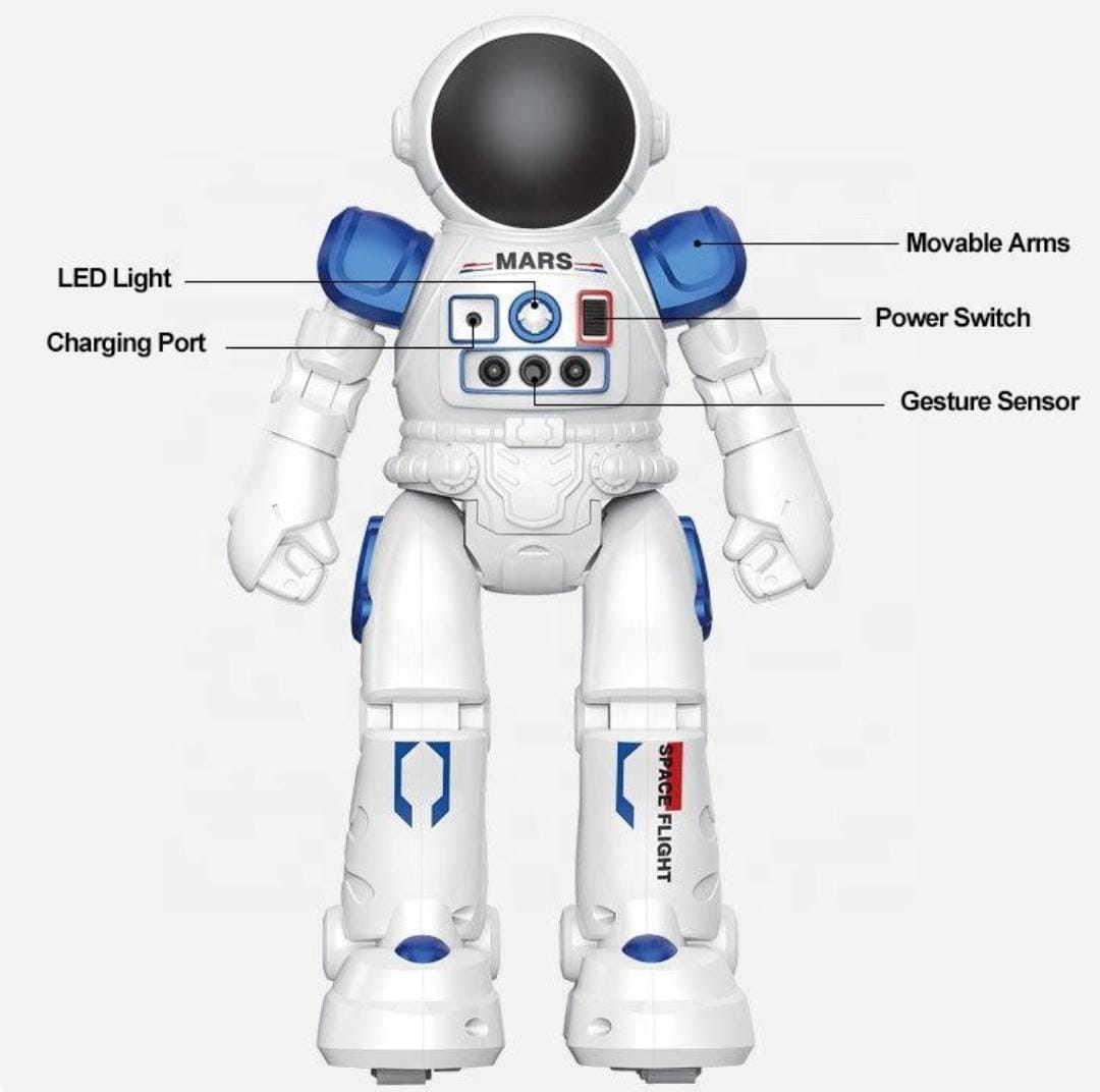ROBOT MARAVILLAS VALDIVIA ASTRONAUTA SMART SENSOR GESTOS C/R 2.4 GHZ - 6